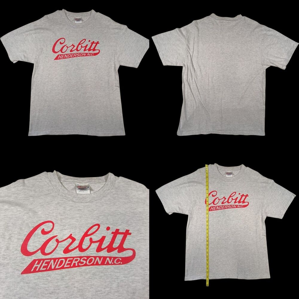 Vintage Corbitt Trucks T-shirt Henderson N.C. Large 42-44 Hanes Beefy T-shirt